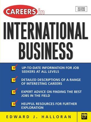 cover image of Careers in International Business